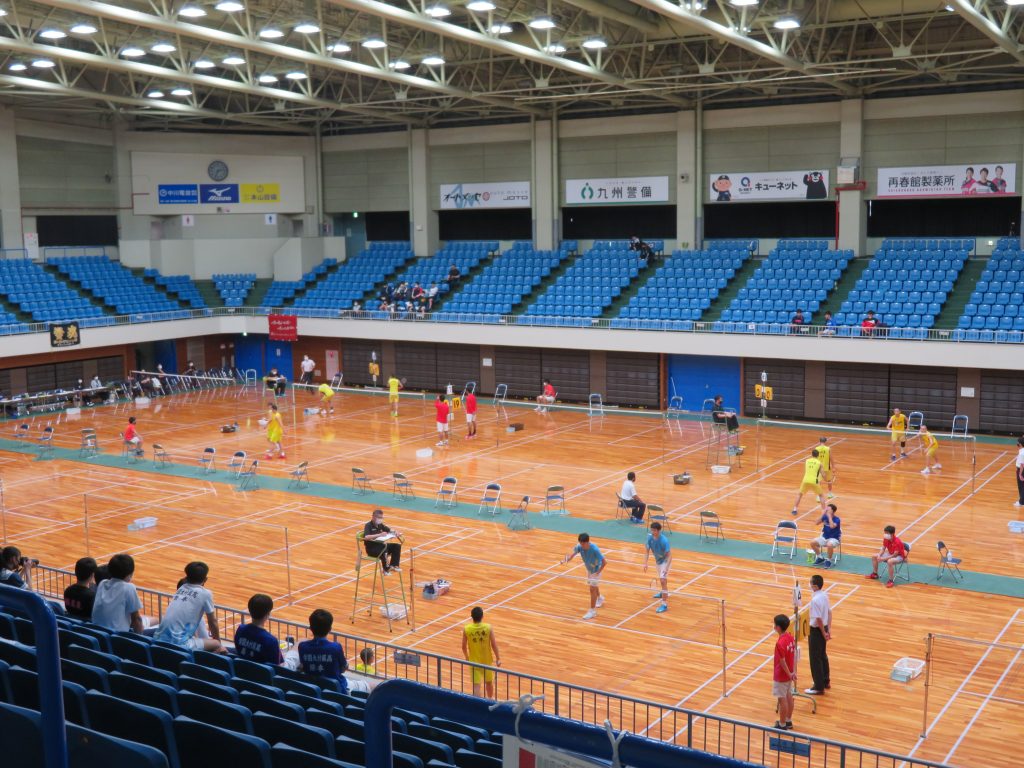 熊本県高校総体バドミントン競技が行われました 一般財団法人 熊本県スポーツ振興事業団