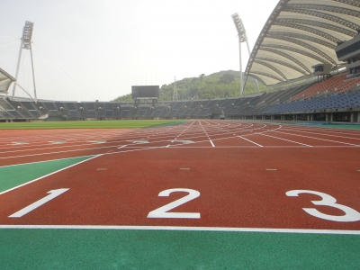 うまかな よかなスタジアムライン改修工事 一般財団法人 熊本県スポーツ振興事業団