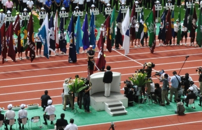 熊本県高等学校総合体育大会総合開会式 一般財団法人 熊本県スポーツ振興事業団